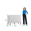 Ver imagem 2 de Balcão para Cozinha 3 Portas 2 Gavetas 120cm