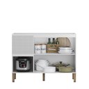 Ver imagem 3 de Balcão para Cozinha 3 Portas 2 Gavetas 120cm