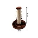 Ver imagem 2 de Cama Iglu e Toca para Gato Luppet com Arranhador Rosa Poa - G