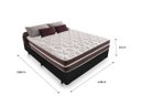 Ver imagem 2 de Cama Box Viúva 128 Tecido Sintético Preto com Colchão Little Angel - Bello Box - Mola Superlastic 22