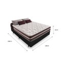 Ver imagem 2 de Cama Box Viúva 128 Tecido Sintético Preto com Colchão Little Angel - Bello Box - Mola Superlastic 22