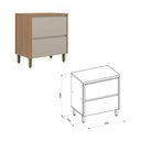 Ver imagem 7 de Cozinha Modulada Allure Linea Brasil 14 Peças 21 Portas 3 Gavetas com Tampo