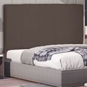 Ver imagem 2 de Cabeceira Casal 1,40m Ravenna Suede - Pallazio - Caramelo