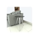 Ver imagem 2 de Mesinha Lateral Sala Quarto de Canto Redonda C.p Fs