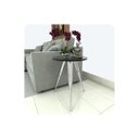Ver imagem 1 de Mesinha Lateral Sala Quarto de Canto Redonda C.p Fs