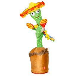 Cacto Dançante Musical Falante Dança Repete Brinquedo Usb Modelo:chocalho - 1