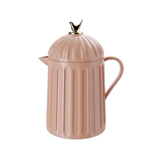 Bule Colibri com Tampa Rosa Cerâmica 600ml Wolff