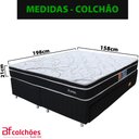 Ver imagem 3 de Cama Box Queen com Duas Cama Auxiliar e Colchão Molas Ensacadas com Pillow Top Certificado 158x198x5