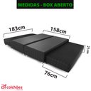 Ver imagem 7 de Cama Box Queen com Duas Cama Auxiliar e Colchão Molas Ensacadas com Pillow Top Certificado 158x198x5