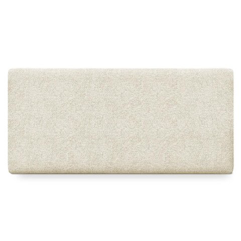 Cabeceira Painel Suspenso Casal 160 cm Luna Retangular Boucle Bege Artte
