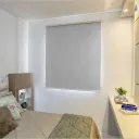 Ver imagem 7 de Cortina Persiana Rolô Rolon Blackout Cinza 1,00m X 1,20m C/ Bandô