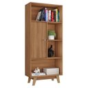 Ver imagem 6 de Escrivaninha em L 120x136cm 2 Portas com Estante 1 Porta Retrô Espresso Móveis