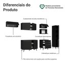 Ver imagem 4 de Armário de Cozinha Completa 300 Cm Preto Nice Madesa 05