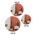 Ver imagem 2 de Trio Espelhos Redondo Lapidado Decorativo Premium - 50x40x30cm