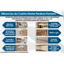 Ver imagem 6 de Balcão Cozinha Nesher Realeza C/ 2 Portas 2gavs 120cm Carvalho/greice