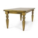 Ver imagem 1 de Mesa de Jantar Aurora com Pés Torneados em Madeira Maciça Cor Castanho | Made Wood:Comprimento 180cm