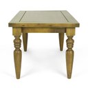 Ver imagem 3 de Mesa de Jantar Aurora com Pés Torneados em Madeira Maciça Cor Castanho | Made Wood:Comprimento 180cm