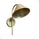 Ver imagem 1 de Arandela de Parede Cap Cúpula Aluminio 1xgu10 Dourado Fosco