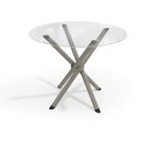 Ver imagem 4 de Conjunto Mesa Volga Tampo de Vidro e 4 Cadeiras Holanda