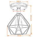Ver imagem 2 de Plafon Aramado Diamante Pequeno Cobre Moderno