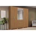 Ver imagem 1 de Guarda Roupa Casal 6 Portas c/Esp ARM014 Canela Kappesberg