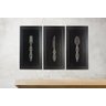 Quadro Talheres Espelhado Conj. 3 Pçs 20x40cm Make Laser - 1