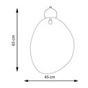Ver imagem 3 de Espelho Decorativo Aramado Wire Boll Preto 60x45 cm Orgânico