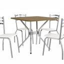 Ver imagem 3 de Conjunto Mesa Loire 4 Cadeiras Portugal