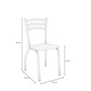 Ver imagem 7 de Conjunto Mesa Loire 4 Cadeiras Portugal Preto/Cromado