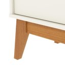 Ver imagem 6 de Buffet Aparador Ripado 2 Portas com Pés de Mdf Astúrias 92cm