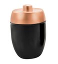 Ver imagem 5 de Kit Banheiro Acessórios Lavabo 3 Peças Pia Preto Cobre Forma Conjunto Pia Completo Organização