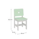 Ver imagem 3 de Cadeira Infantil Sofia Madeira Maciça e MDF