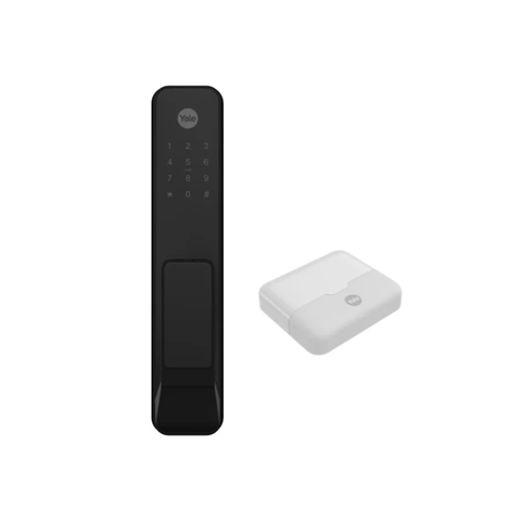 Combo Fechadura Digital Solis Biométrica Senha e Cartão Yale
