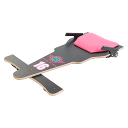 Carrinho de Rolimã F1 Preto e Rosa 16 em MDF - 2