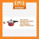 Ver imagem 2 de KIT - 2 Panelas de Pressão 4,5 Vancouver Vermelha - Tramontina