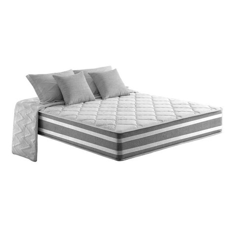 Colchão King Anjos Super Molas MasterPocket Ensacadas Duo Sono Double Face Euro Pillow Gray (193x203x30) - 