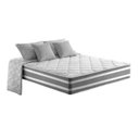 Ver imagem 1 de Colchão King Anjos Super Molas MasterPocket Ensacadas Duo Sono Double Face Euro Pillow Gray (193x203x30) -