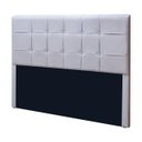 Ver imagem 2 de Cabeceira Senna 195 cm Suede Branco