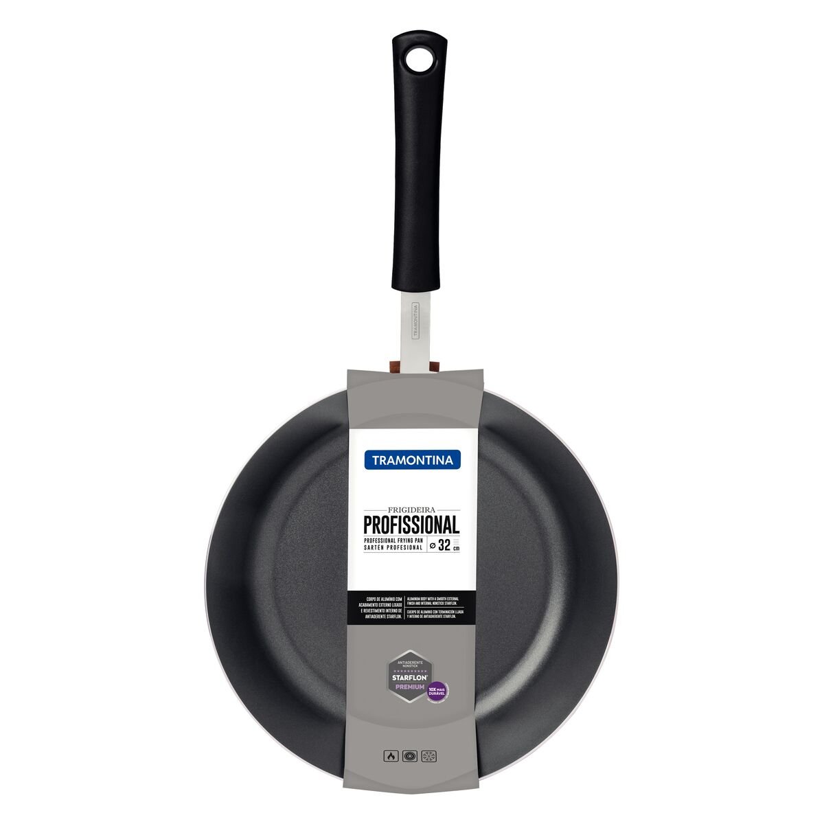 Frigideira Tramontina Profissional Revestimento Interno Starflon Premium Externo Lixado 25 Cm 2 L - 2