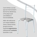 Ver imagem 7 de Conjunto Sala de Jantar Mesa Retangular 140x75cm Tampo Ardósia Indiana 6 Cadeiras Rio Branco/Paraopeba