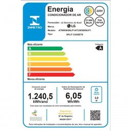 Ar Condicionado Split Cassete Lg Inverter 4 Vias 31.000 Btus Quente e Frio 220v - 6