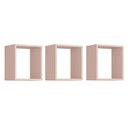 Ver imagem 2 de Jogo de Quarto para Bebê Classic New Rosa Fosco com Natural - Reller