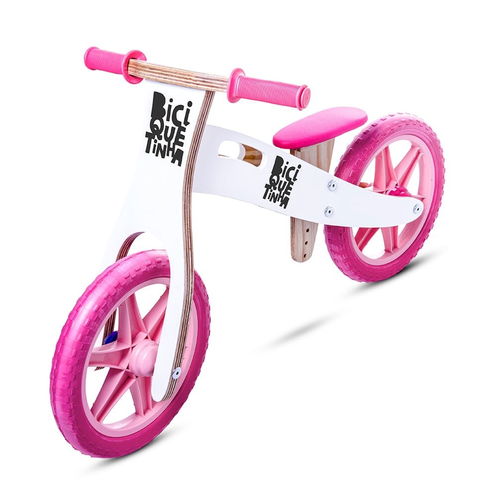 Bicicleta de Equilíbrio Biciquetinha Neve - Diversas Cores Biciquétinha Rosa/rosa - 3