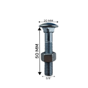 Ver imagem 3 de Parafuso Francês Galvanizado com Porca 3/8x1" (caixa com 200 Peças) Stein