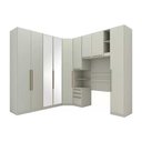 Ver imagem 5 de Guarda Roupa Modulado Solteiro Seletto 6 Peças QM14 Areia Henn