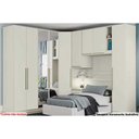 Ver imagem 1 de Guarda Roupa Modulado Solteiro Seletto 6 Peças QM14 Areia Henn