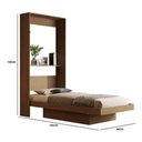Ver imagem 4 de Cama Multiuso Articulável Solteiro P/ Colchao 188x88castanho