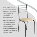 Ver imagem 7 de Conjunto Sala de Jantar Mesa Retangular 140x75cm Tampo Granito Topázio 6 Cadeiras Rio