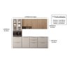 Cozinha Modulada 5 Peças Essence  100% Mdf Itatiaia - 3