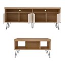 Ver imagem 6 de Rack Mesa de Centro Carrinho Rmc4642 Arly Carvalho Off White
